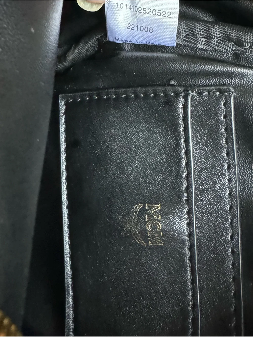 MCM Visetos Stark Bebe Boo Studs Mini Backpack Crossbody